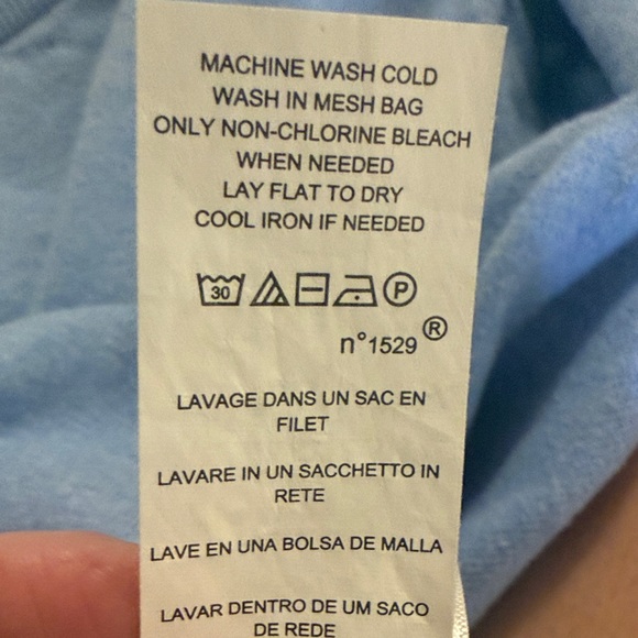 Polo Ralph Lauren Boys V-Neck Sweater – Light Blue – Size 7 - Picture 10 of 10